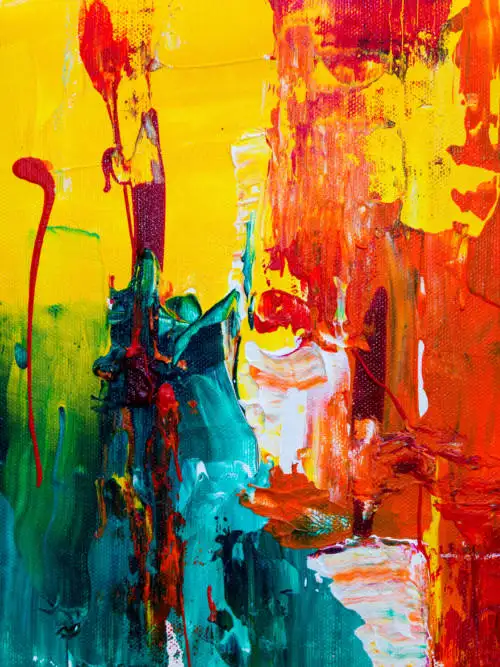 Abstract brushstrokes wallpaper