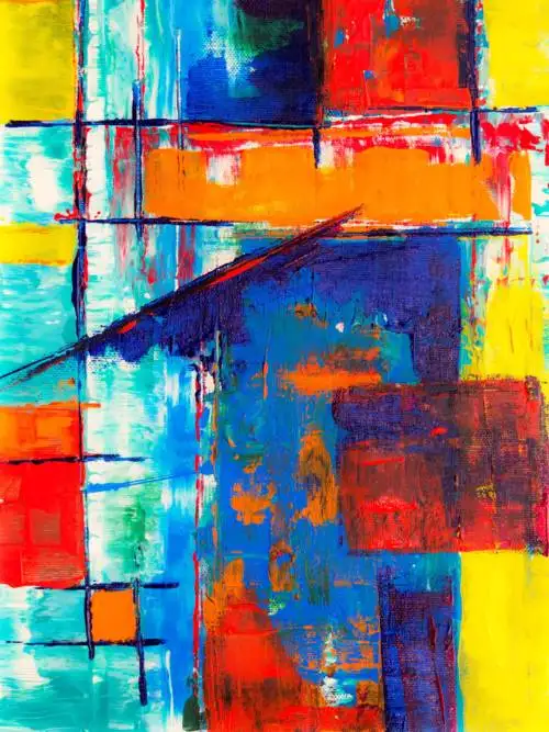 Abstract painting wallpaper