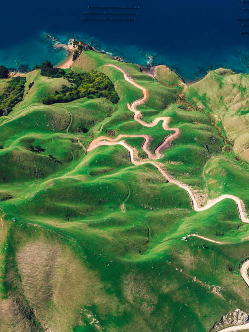 Fond d'écran de Vue aérienne de l’île d’Urville