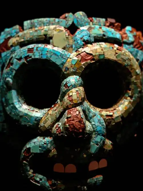 Aztec mask wallpaper