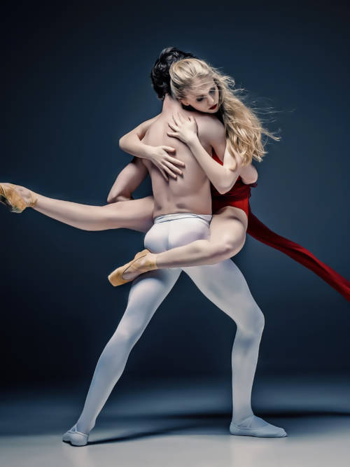 Ballet couple wallpaper for mobiles and tablets