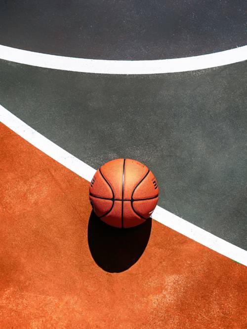Basketball court wallpaper for mobiles and tablets