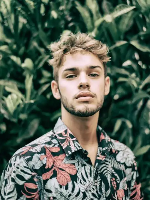 Blond boy wallpaper
