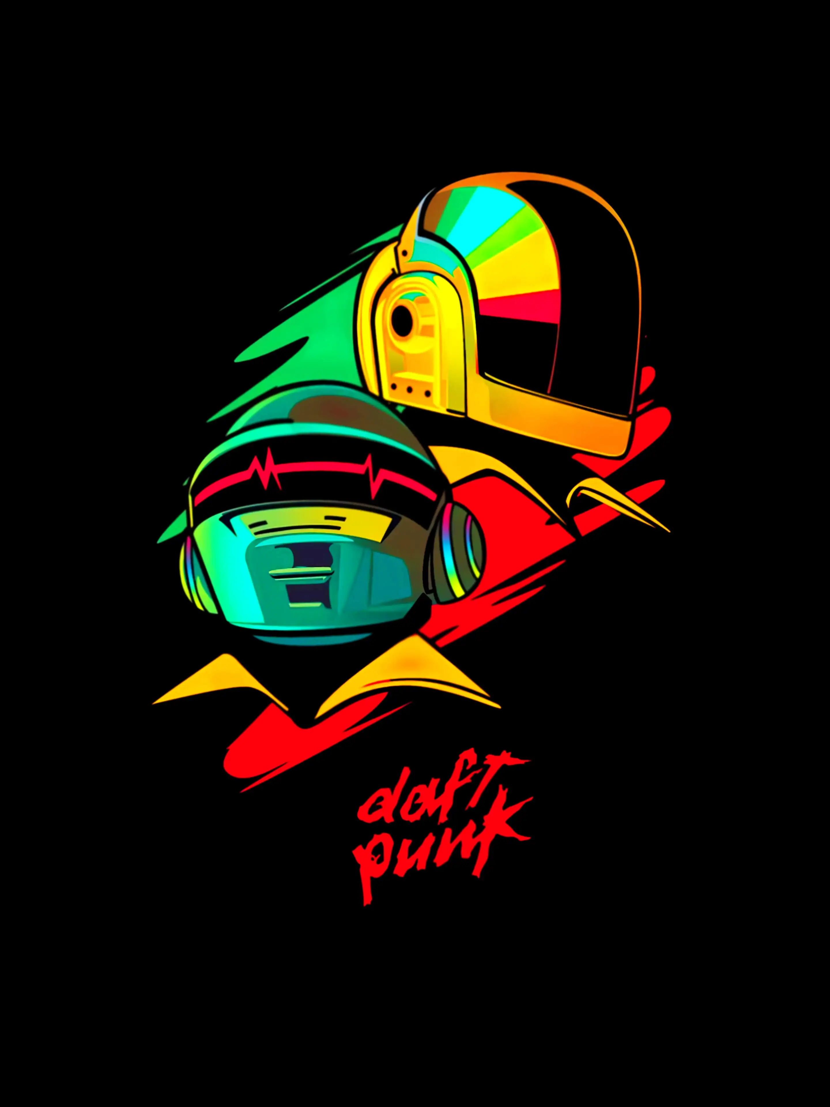 ▷ Fondo de pantalla de Vector de Daft Punk 📱 | Wallery