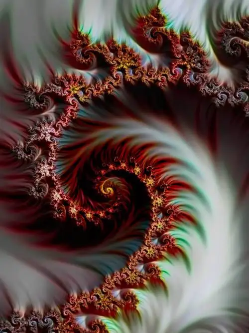 Digital fractal wallpaper
