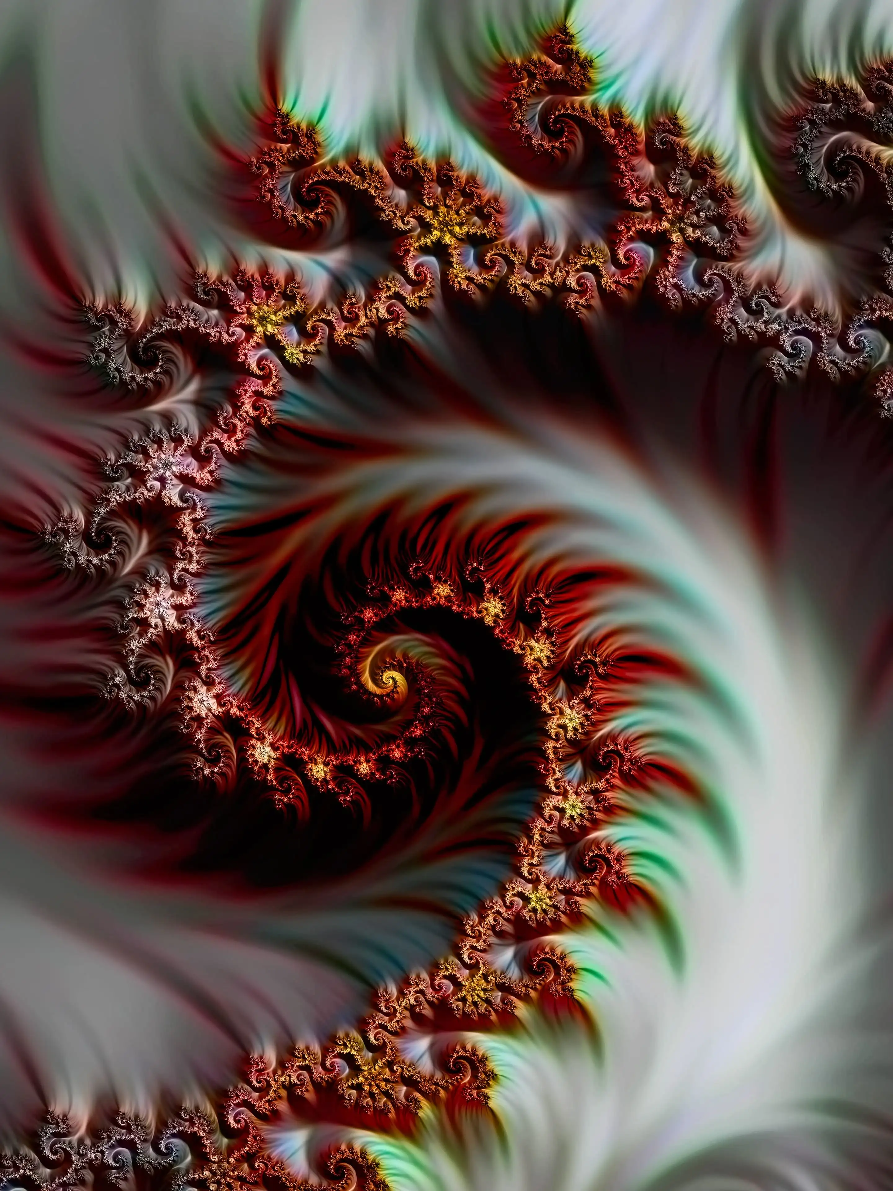 ▷ Digital fractal wallpaper 📱 | Wallery