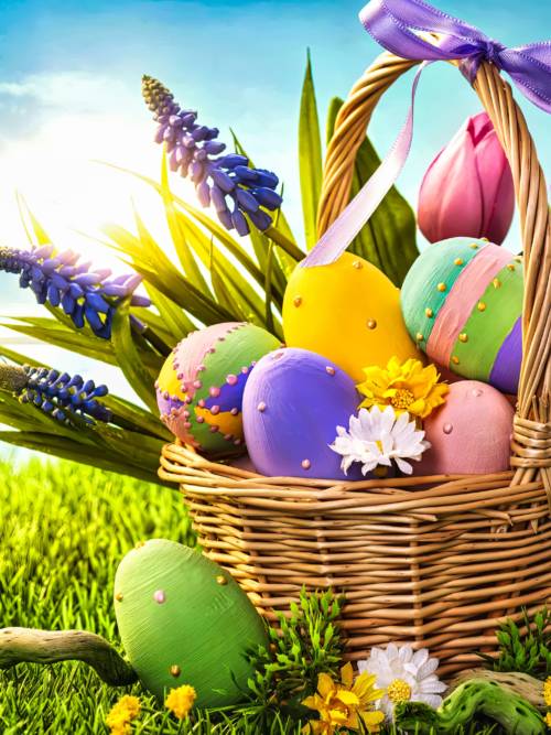 Easter wallpaper for mobiles and tablets