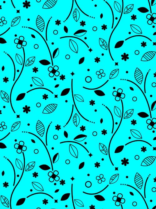 Flower pattern wallpaper for mobiles and tablets