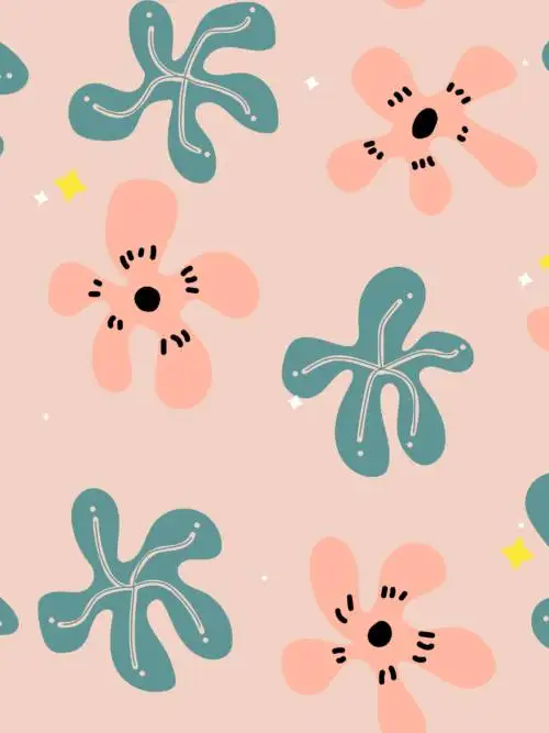Flowers pattern wallpaper