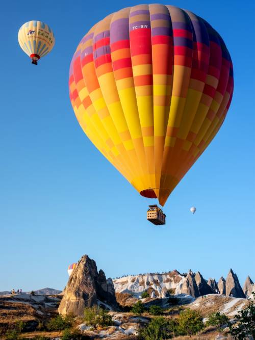 Hot air balloon wallpaper for mobiles and tablets