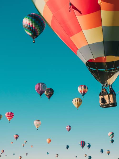 Hot air balloons wallpaper for mobiles and tablets