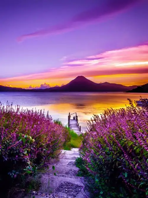 Lake Atitlán Guatemala wallpaper