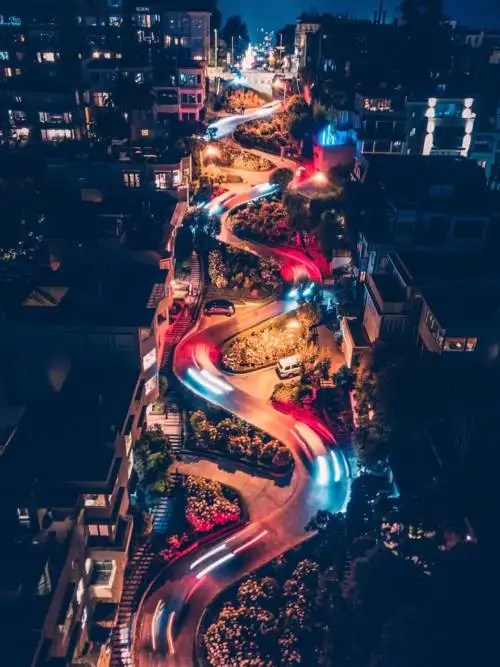 Lombard Street wallpaper