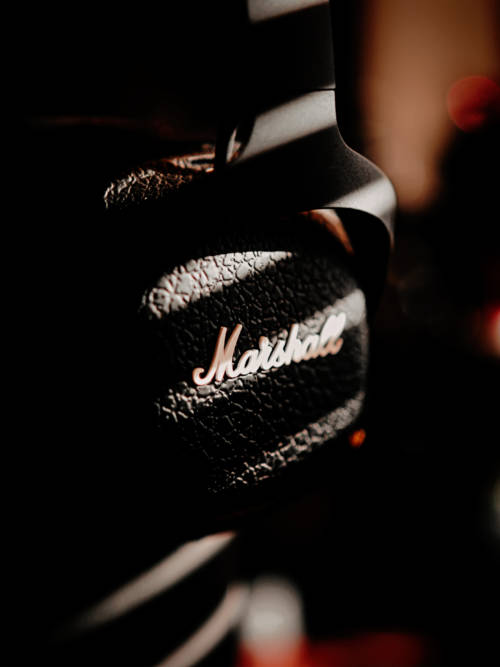 Marshall headphones wallpaper for mobiles and tablets