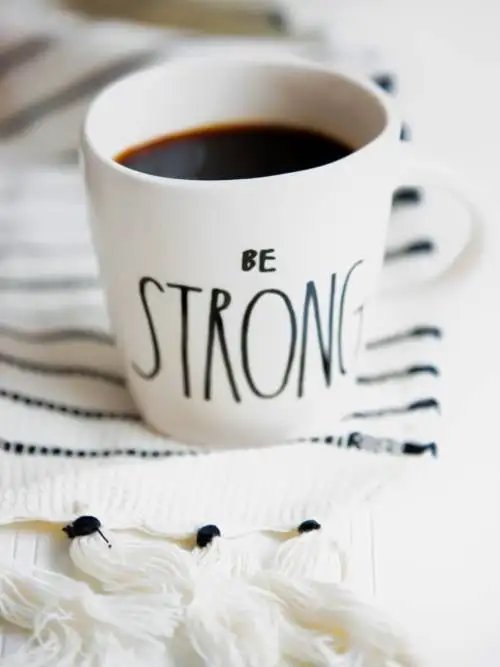 Motivational coffee wallpaper