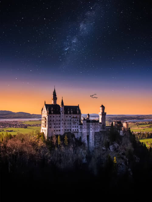 Neuschwanstein castle wallpaper for mobiles and tablets