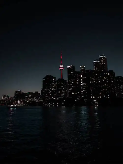 Night skyline wallpaper