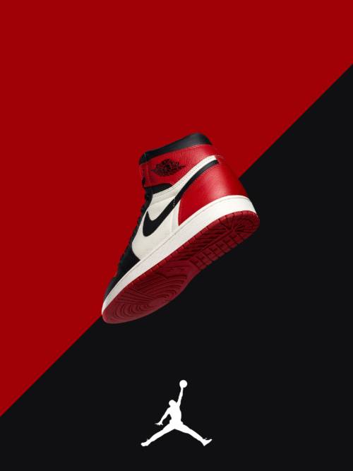 Nike Air Jordan sneakers wallpaper for mobiles and tablets