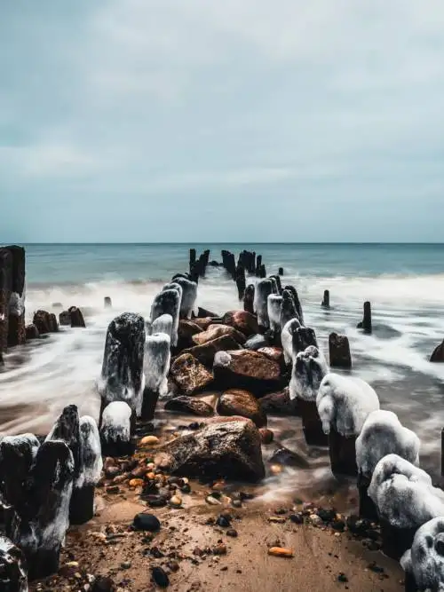 Old pier wallpaper