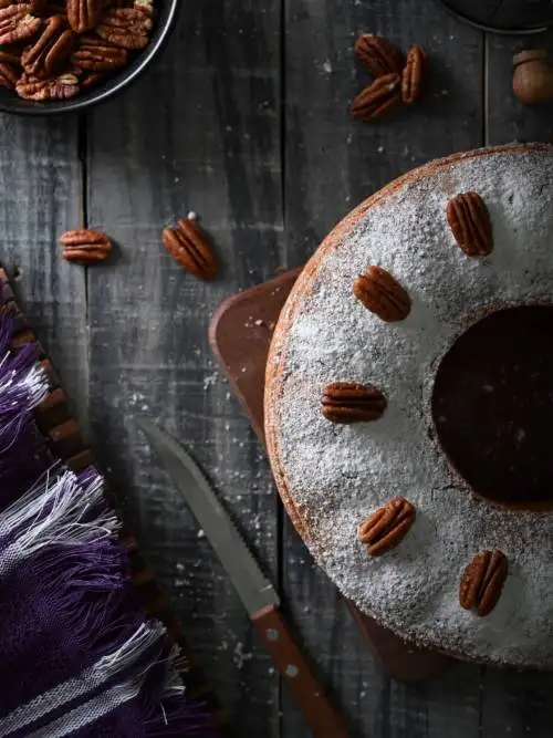 Pecan nut cake wallpaper
