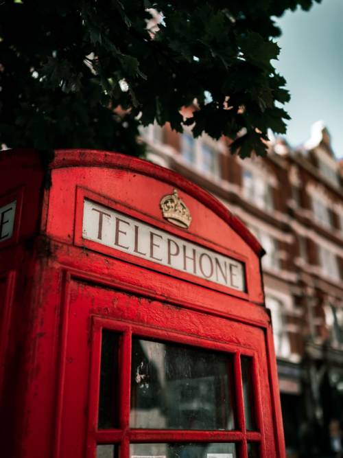 Phone booth wallpaper for mobiles and tablets