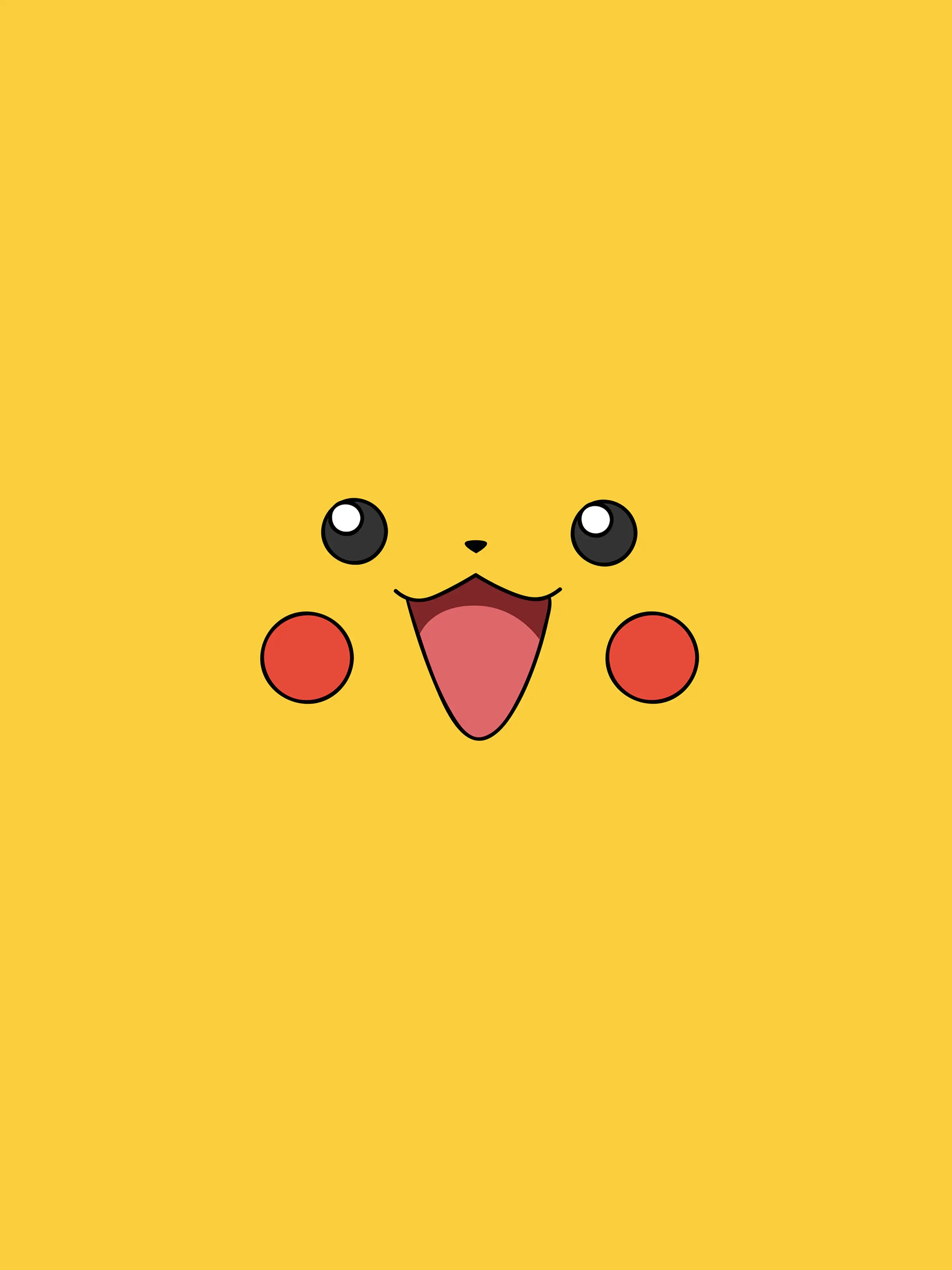 ▷ Pikachu face wallpaper 📱 | Wallery