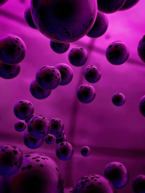 Purple balls wallpaper
