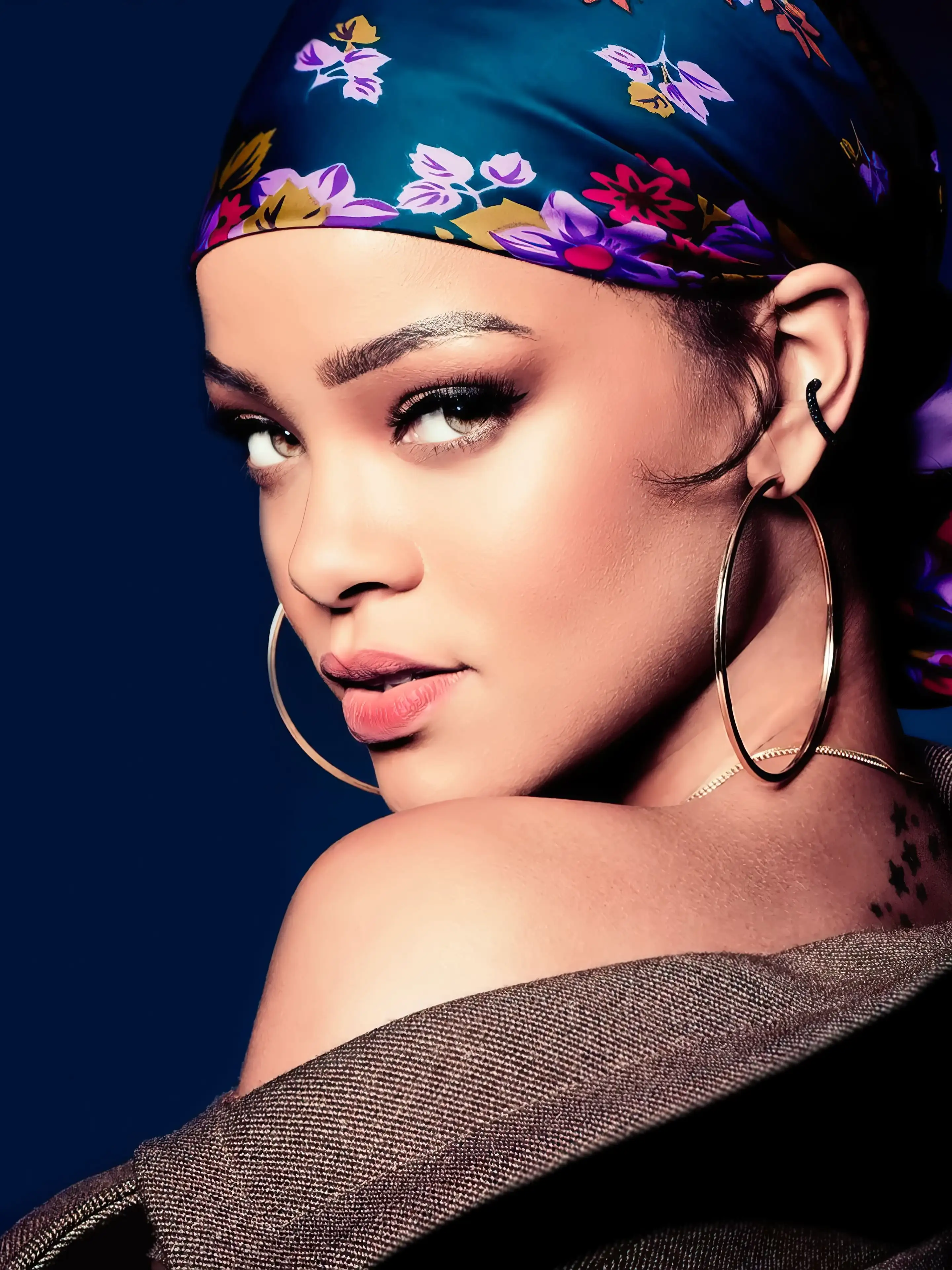 Rihanna Party Hat 4K Ultra HD Mobile Wallpaper