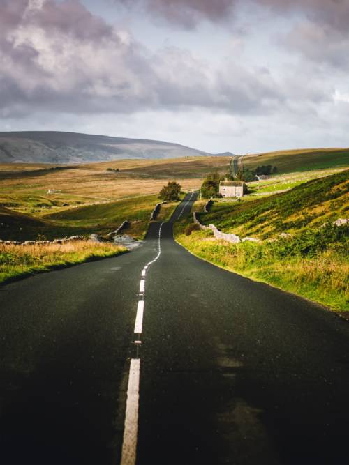 Road to Yorkshire Dales wallpaper
