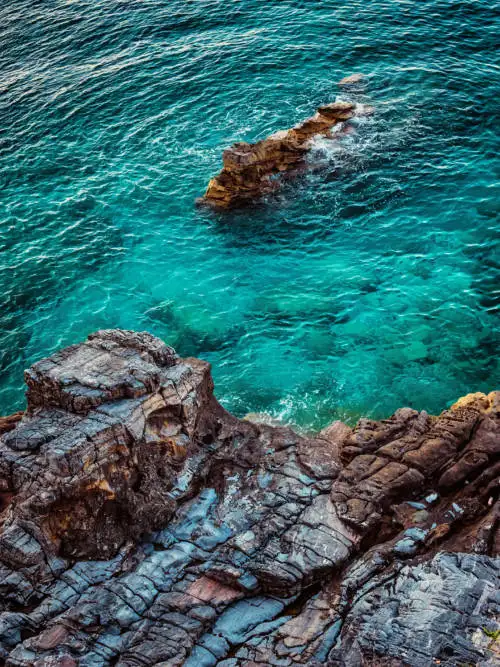 Rocks on the coast wallpaper