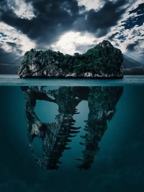 Secret island wallpaper