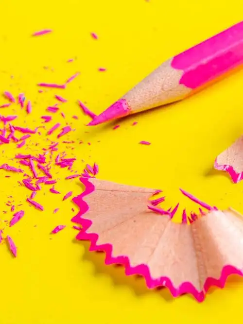 Sharpening the pink pencil wallpaper