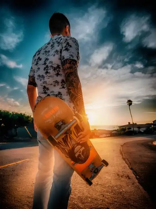 Download Aesthetic Skateboard Blue Sky Wallpaper  Wallpaperscom