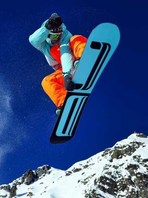 Snowboard wallpaper for mobiles and tablets