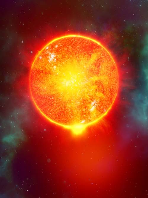 Solar flare wallpaper for mobiles and tablets