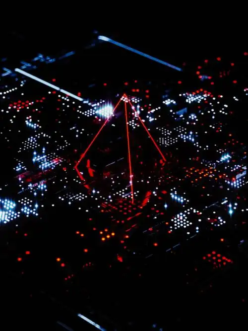 Technological circuit wallpaper