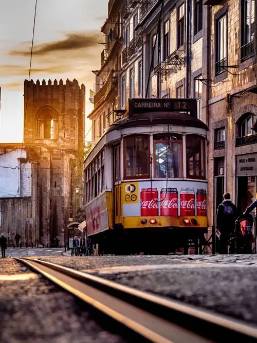 Tram in Lisbon wallpaper