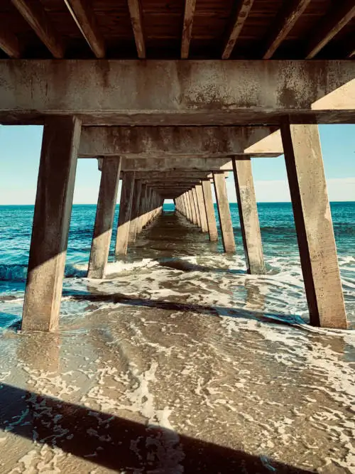 Tybee island pier wallpaper