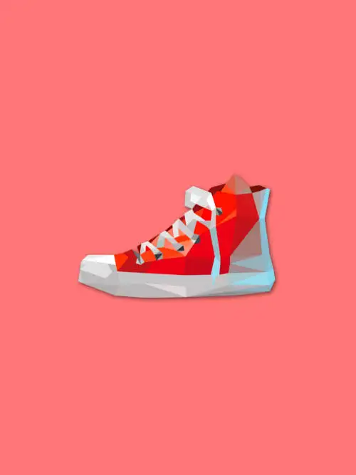 Vector sneakers wallpaper