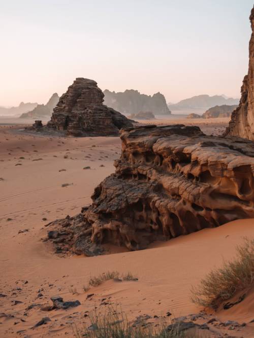 Fondo de pantalla de Desierto de Wadi Rum para móviles y tablets