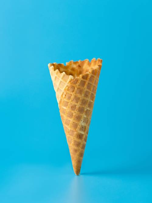 Wafer cone wallpaper for mobiles and tablets