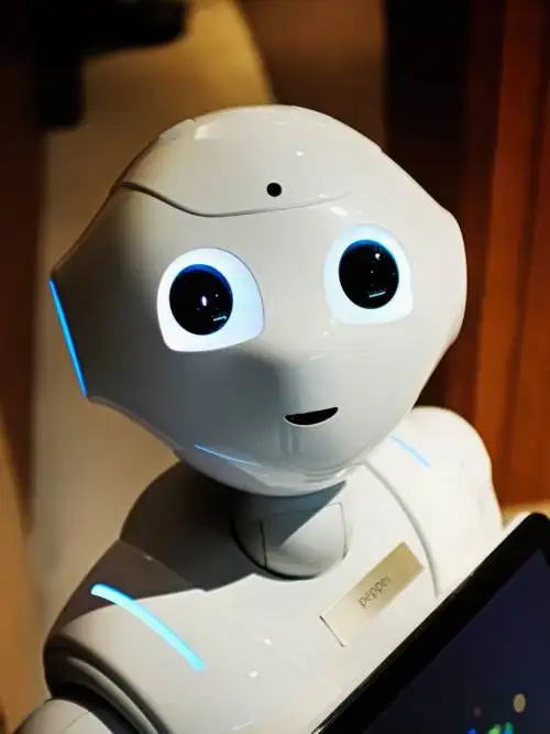 White robot wallpaper
