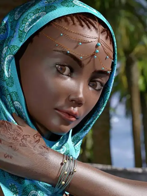 Woman render wallpaper