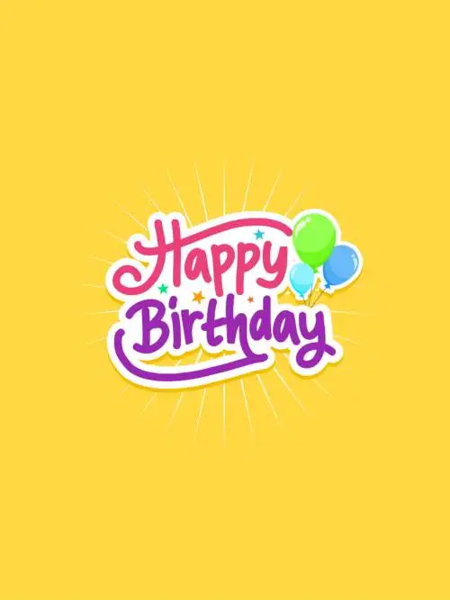 お誕生日おめでとう