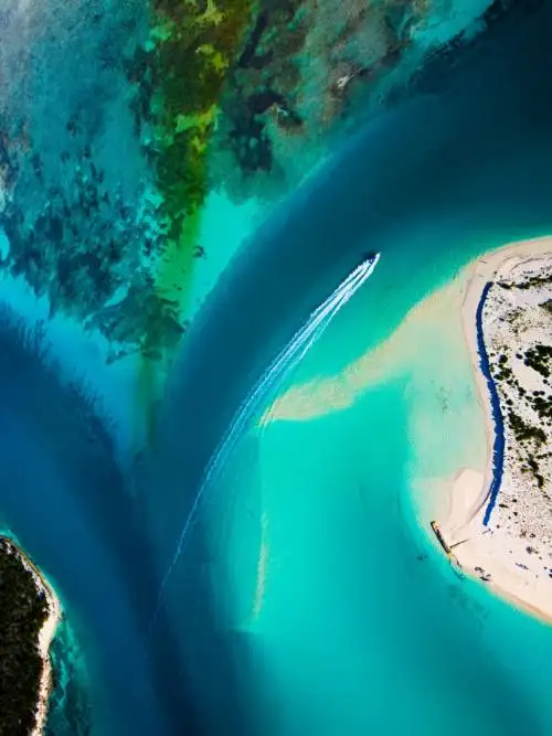 Fondo de Pantalla Vista aérea de las islas Turcas y Caicos