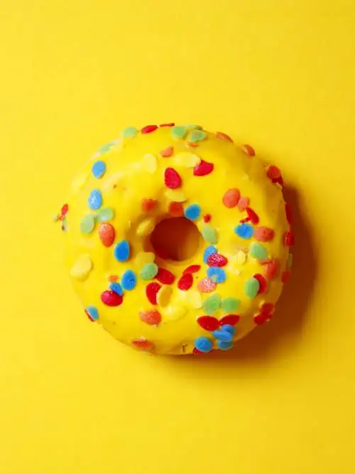 Gele donut