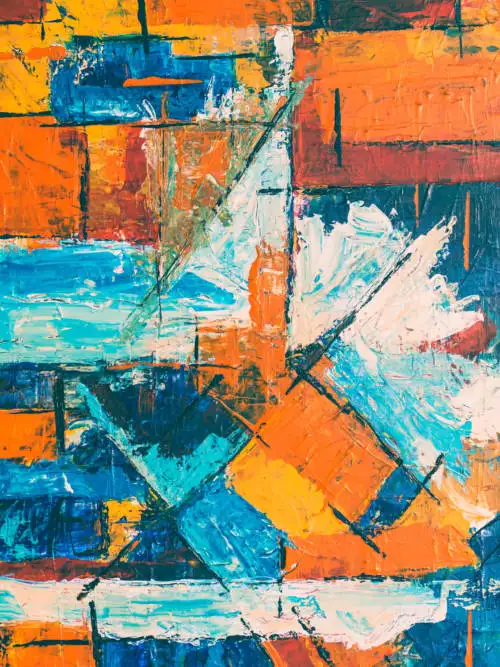 Abstrakte Acrylmalerei