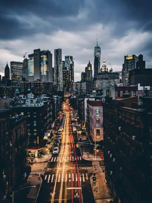 Uitzicht vanaf de Manhattan-brug