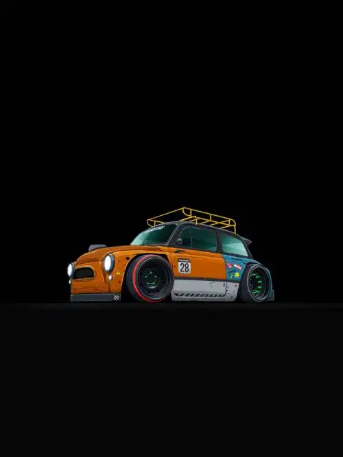 Rysunek Mini Coopera