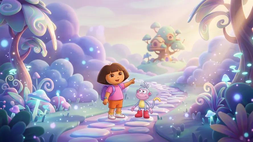 Dora the Explorer Fantasy Landscape